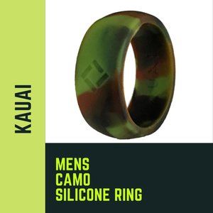 KAUAI Camo Silicone Mens Ring
